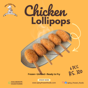 Chicken Lollipops – 6 Pieces | Rs 320