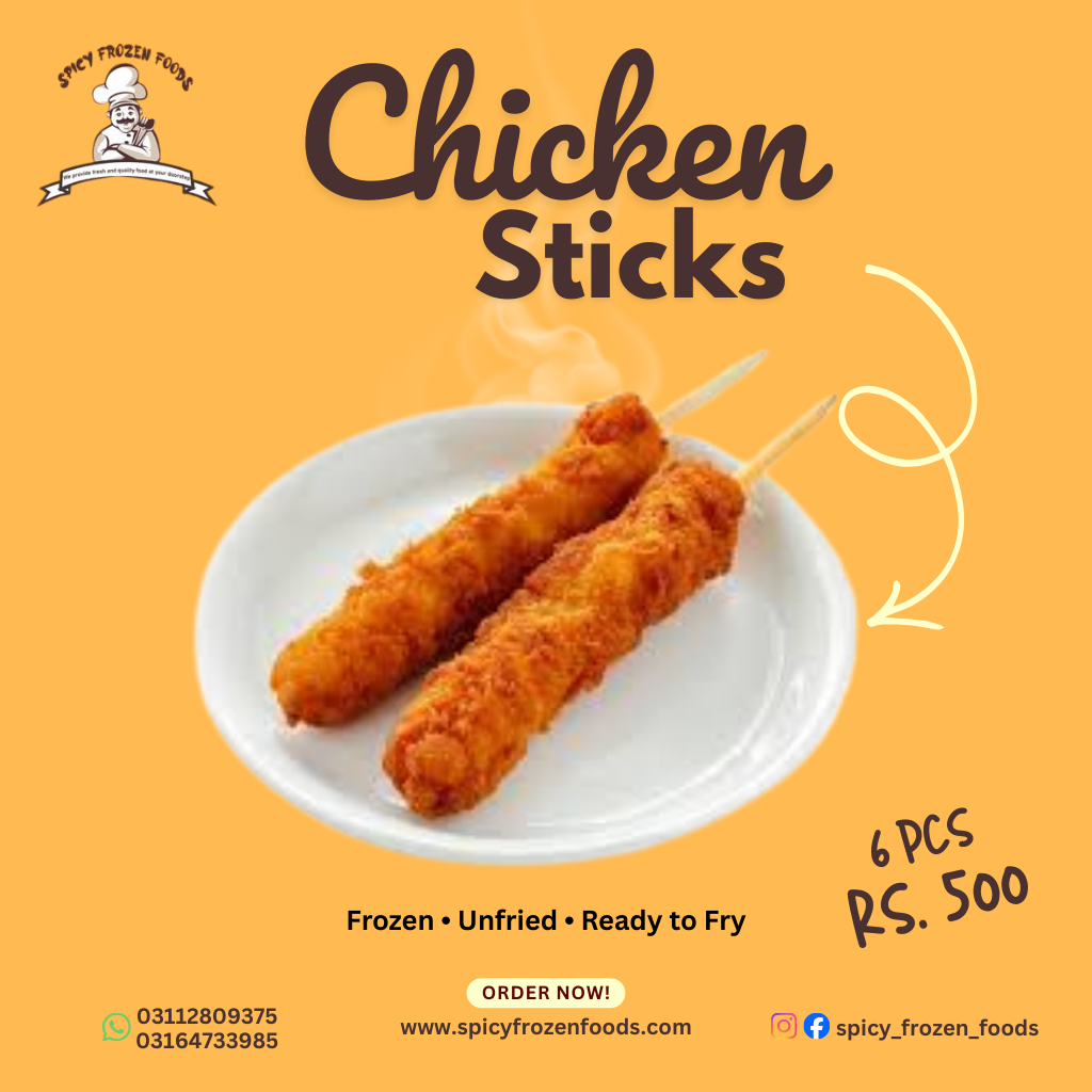 Chicken BBQ Sticks – 6 Pieces | Rs 500