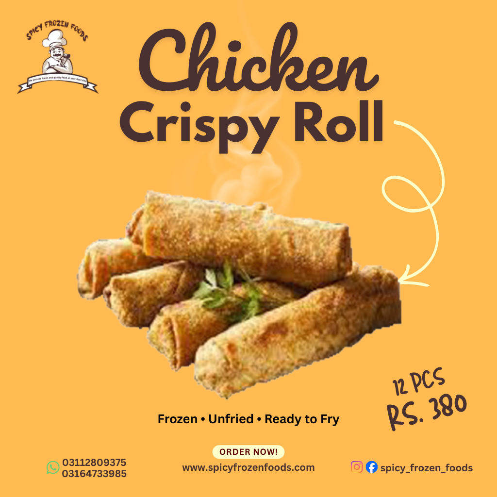 chicken crispy roll– 12 Pieces | Rs 380