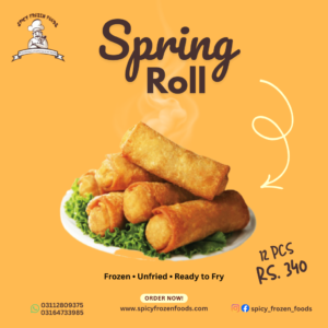 Spring Rolls – 12 Pieces | Rs 340