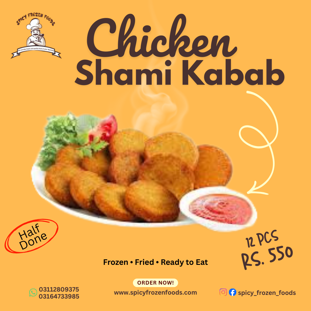 Chicken Shami Kabab – 12 Pieces | Rs 550