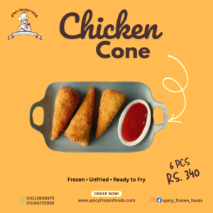 Chicken Cone – 6 Pieces | Rs 340