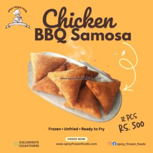 Chicken BBQ Samosa – 12 Pieces | Rs 500