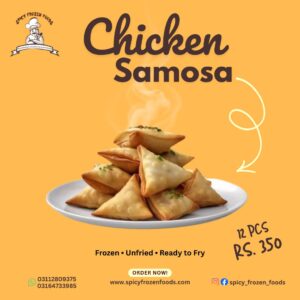 Chicken Samosa – 12 Pieces | Rs 350
