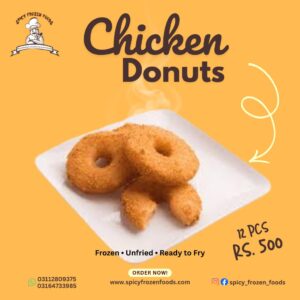 Chicken Donuts – 12 Pieces | Rs 500