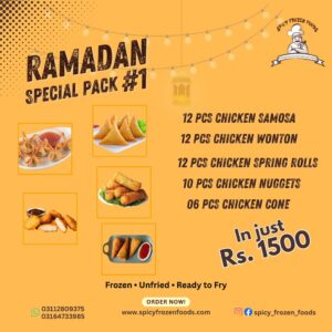 Ramadan Special Pack – Deal 1 | Iftar Frozen Snacks Combo