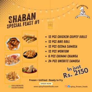 Shaban Feast 1 | Special Ramadan Pre-Fast Pack – Rs 2,150